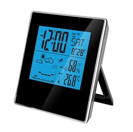 Weather station with backlight